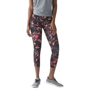 Lululemon High Times Pant (Full-On Luxtreme) Sz 10 Paint Storm Espresso Multi